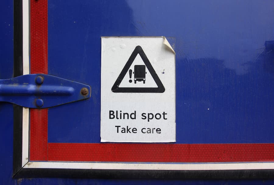 sevierville truck blind spot